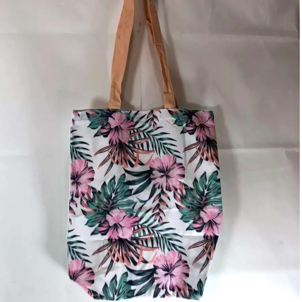 C.R. Gibson Tropical Canvas Tote Bag
